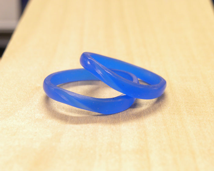 ペアの結婚指輪ワックス原型